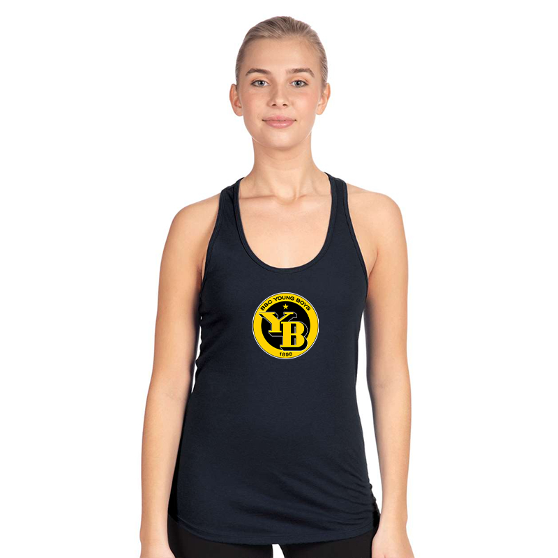 Women's Young Boys Soccer Next Level Ideal Racerback Tank